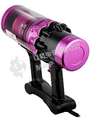 Пылесос вертикальный BRAYER BR4272 фиолетовый, питание от сети, 185 Вт, уборка сухая, пылесборник 0,8 л