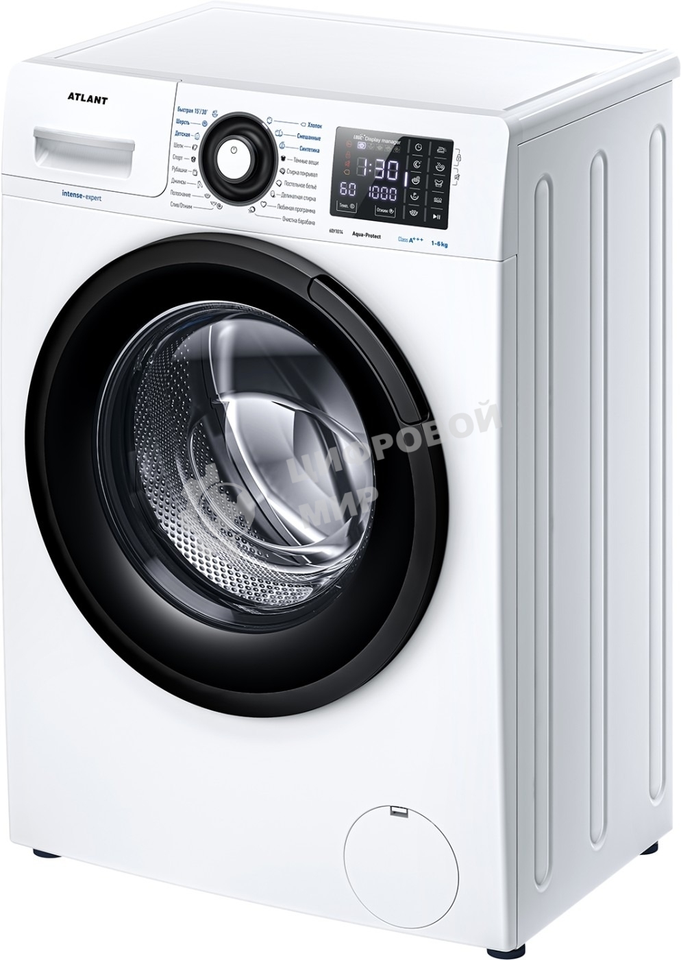 Стиральная машина Atlant СМА 60У1014-02 белая, загрузка фронтальная 6кг, 1000 об/мин., класс: A