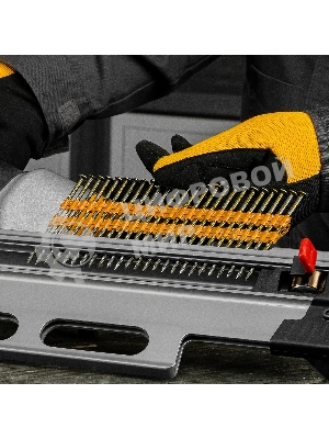 Гвозди Denzel для пнев. нейлера (крашен.), длина - 75 мм, диам. - 3,05 мм, 2000 шт.