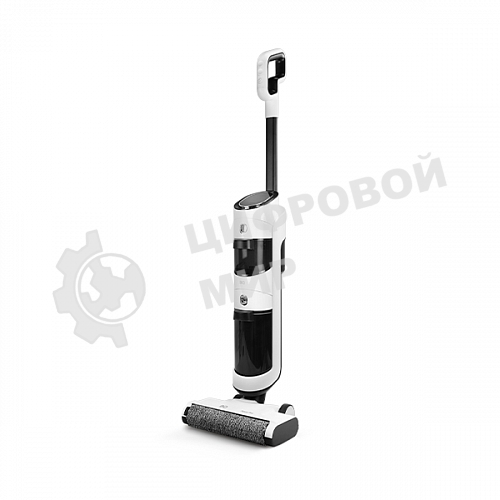 Моющий пылесос вертикальный BQ VCA1001W белый, питание от аккумулятора, 160 Вт, уборка влажная и сухая, пылесборник 0.6 л, бак для жидкости 0.7 л, работа от АКБ max 30 мин
