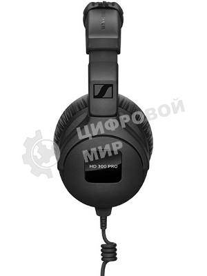 Проводные наушники Sennheiser HD 300 PRO черный, полноразмерные, Jack 3.5 мм