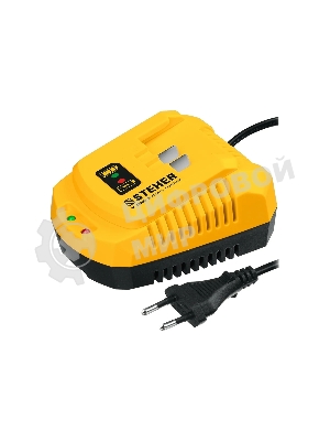 Дрель-шуруповерт STEHER CDB-200-1, 20 В, 2 Ач, 45 Нм, бесщеточный