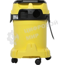 Строительный пылесос Karcher WD 3 P V-17/4/20 Workshop желтый, 1000 Вт, уборка сухая/сбор воды/выдув, пылесборник мешок/контейнер, 17 л