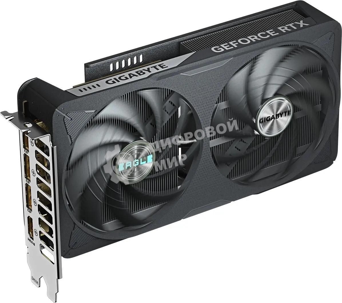 Видеокарта Gigabyte GeForce RTX 5060 Ti Eagle OC, NVIDIA RTX 5060 Ti, 16 ГБ GDDR7, 128 бит, PCI-e 5.0, 1xHDMI, 3xDP, 2617 МГц