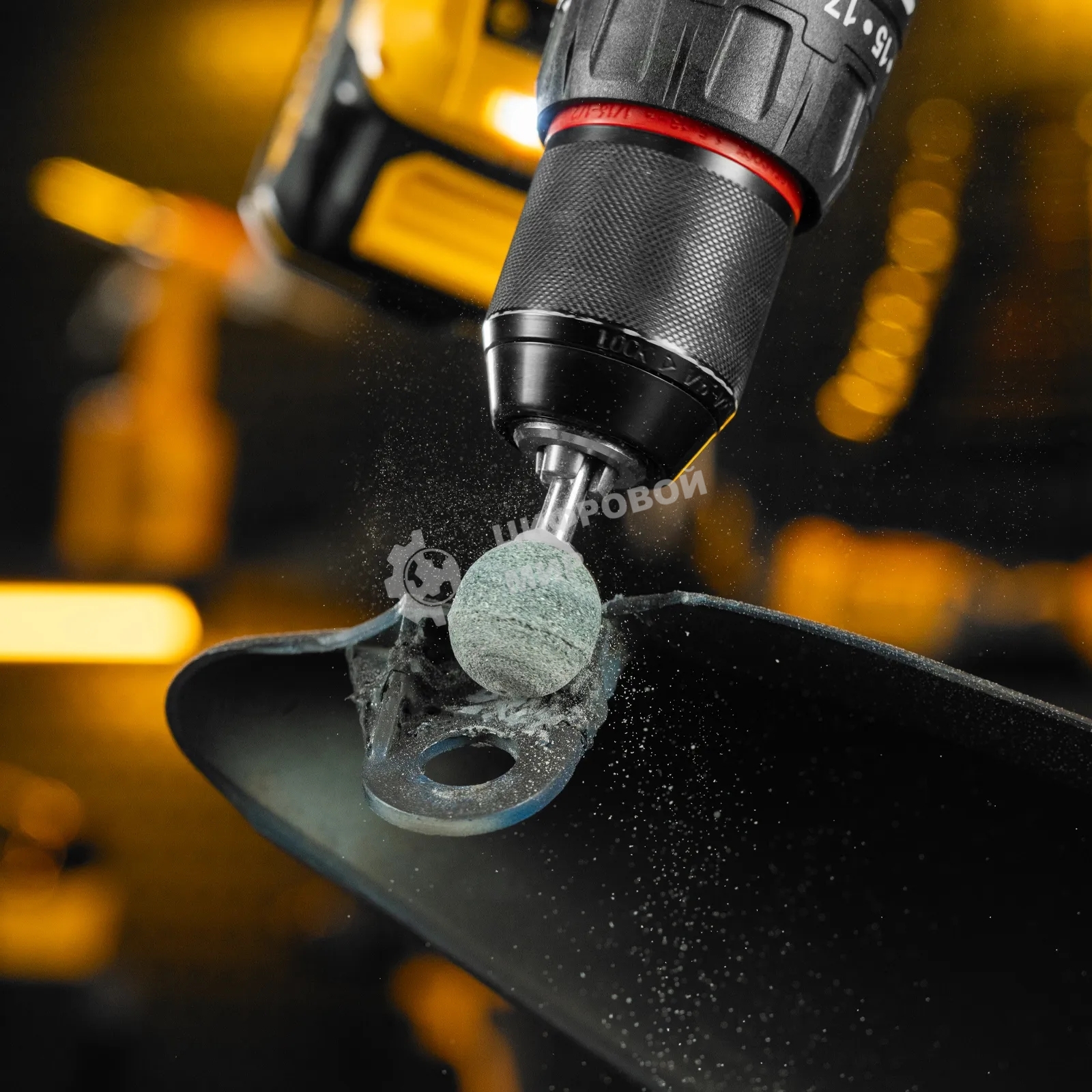 Набор шарошек Denzel абразивных для дрели (ПШМ), 63С, 10 шт.