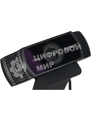 Веб-камера Logitech C922 Pro Stream 1920x1080, 30 кадр/с, USB Type-A, микрофон (2 шт, шумоподавление), автоматическая фокусировка, автоосвещение, универсальное крепление