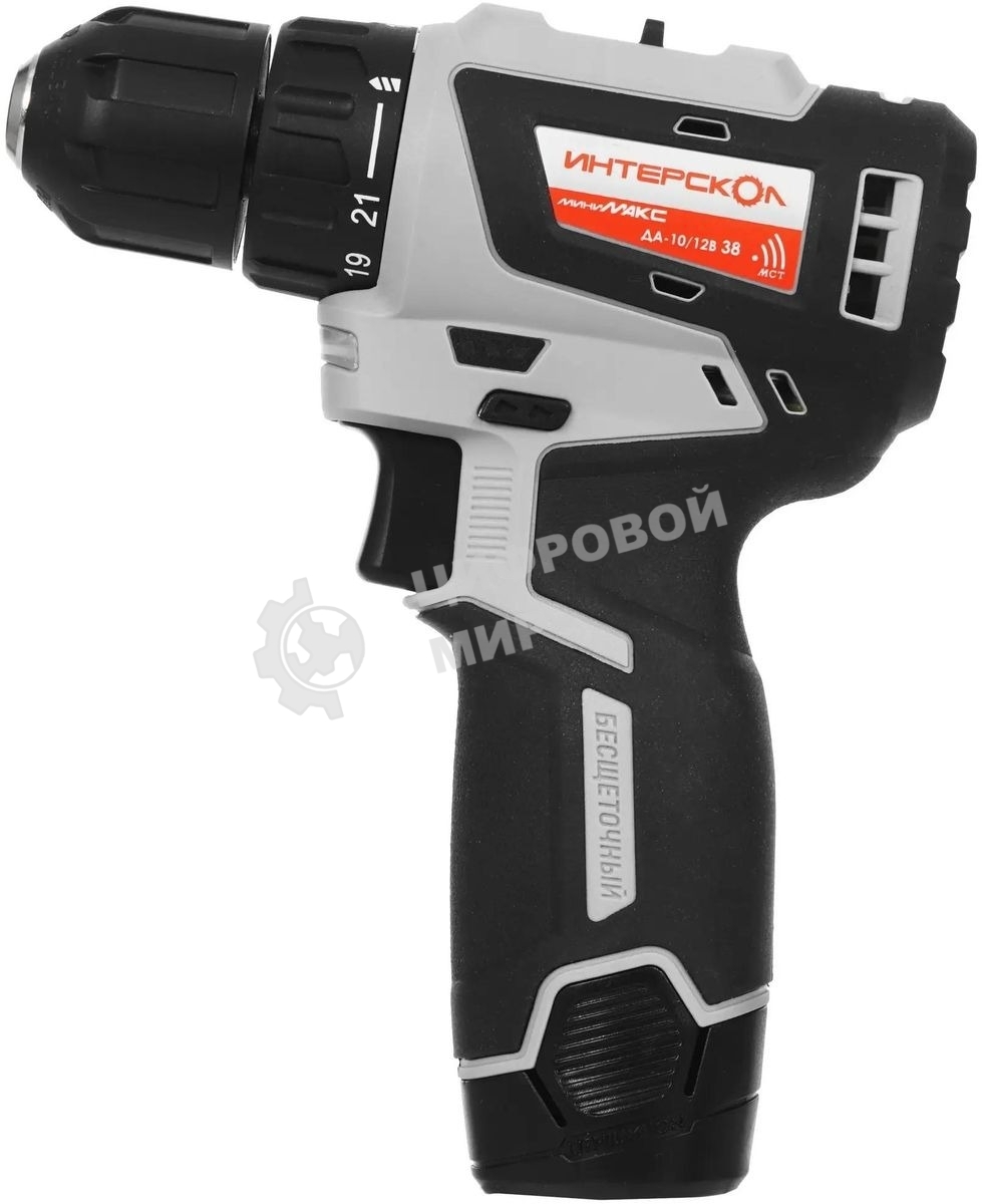 Отвертка аккумуляторная DA-10/12VK 757.2.2.43 ИНТЕРСКОЛ