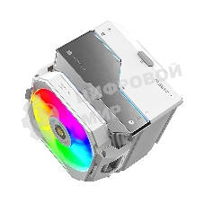 Кулер для процессора Alseye i600-W белый, 120 мм, алюминий/медь, 2300 об/мин, 37.8 дБ, 4 pin, 265 Вт, 160 мм