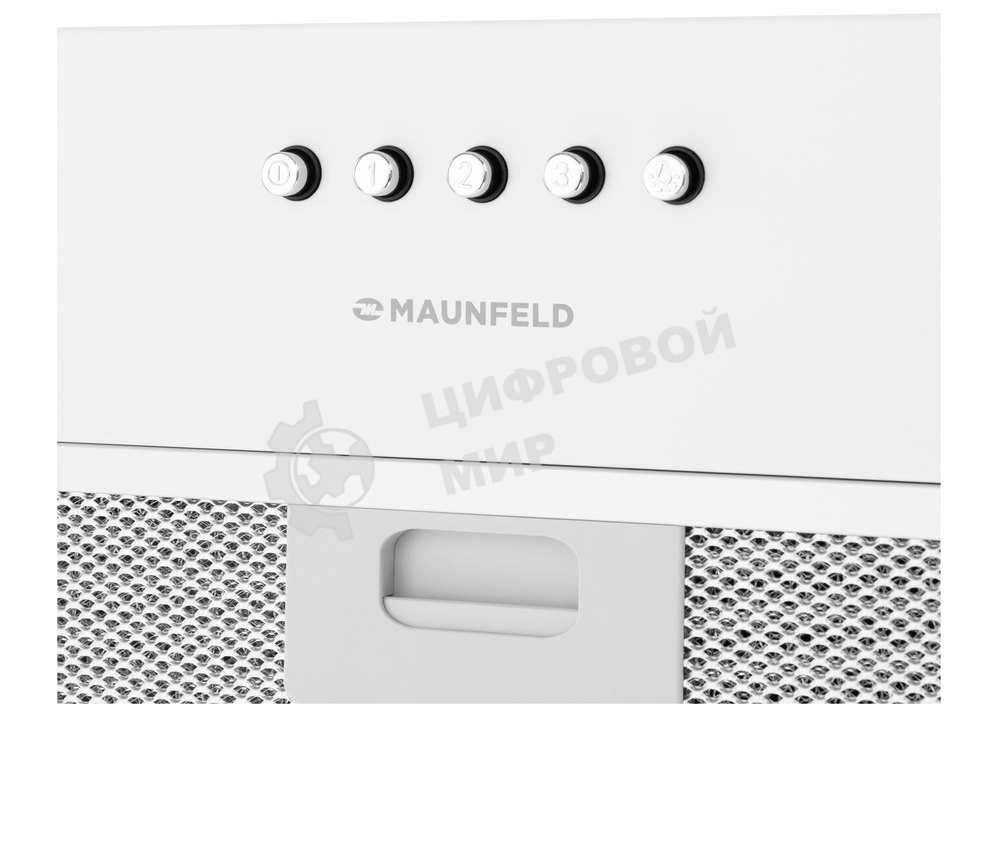 Вытяжка встраиваемая Maunfeld Crosby Singl 60 белый, 60 см, 850 куб. м/ч, 48 дБ