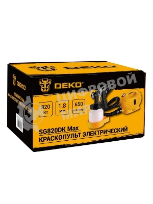 Краскопульт электрический DEKO SG820DK Max, 800 мл, 820Вт