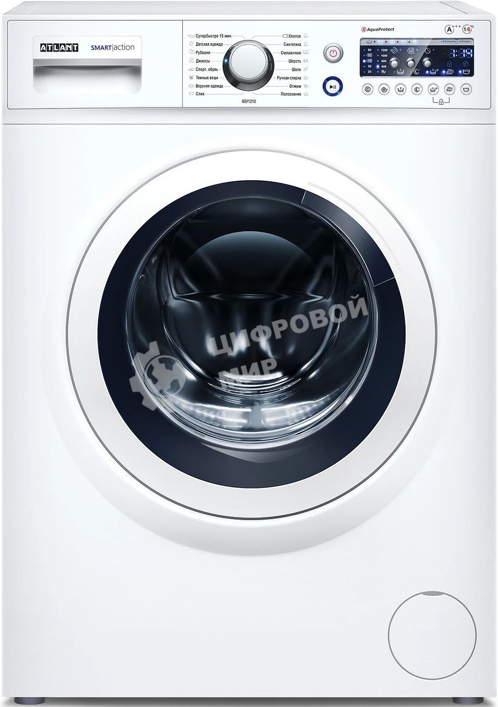 Стиральная машина Atlant СМА-60У1210-00 белый, загрузка фронтальная 6 кг, 1000 об/мин, класс: А++