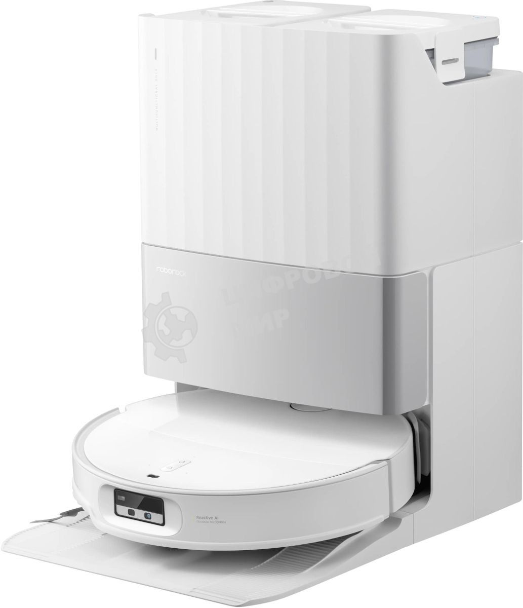 Пылесос-робот Roborock Qrevo EdgeT 60Вт белый (в компл.:1мешок)