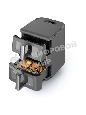 Аэрогриль Centek CT-3107 серый, 2800 Вт, 10 л, сенсор, 10 программ