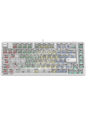 Клавиатура A4Tech Bloody MS76 проводная, USB Type-A, белый