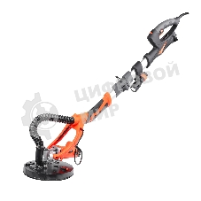 Машина шлифовальная Patriot Expert WS 225 SL 710Вт, 1700 об/мин, d диска 225 мм, d шлиф.подошвы 215 мм, доп. треугол.подошва 285*285*285 мм, подсветка, кейс (бетон, гипсокартон)