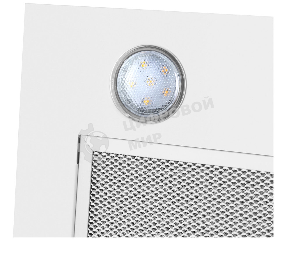 Вытяжка встраиваемая Maunfeld Crosby Singl 60 белый, 60 см, 850 куб. м/ч, 48 дБ