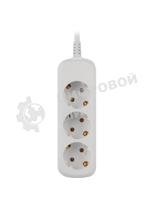 Удлинитель электрический ЭРА UDL-16-330-E Greenline 3 розетки с заземлением 3м ПВС 3x1мм2