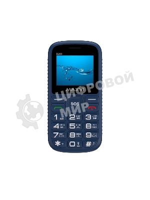 Мобильный телефон Maxvi B201 синий
