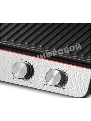 Гриль электрический Zigmund & Shtain ZEG-926 черный/серебристый, 2000 Вт