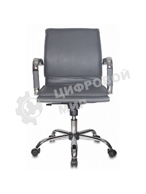 Кресло Бюрократ CH-993-Low/grey серый, экокожа
