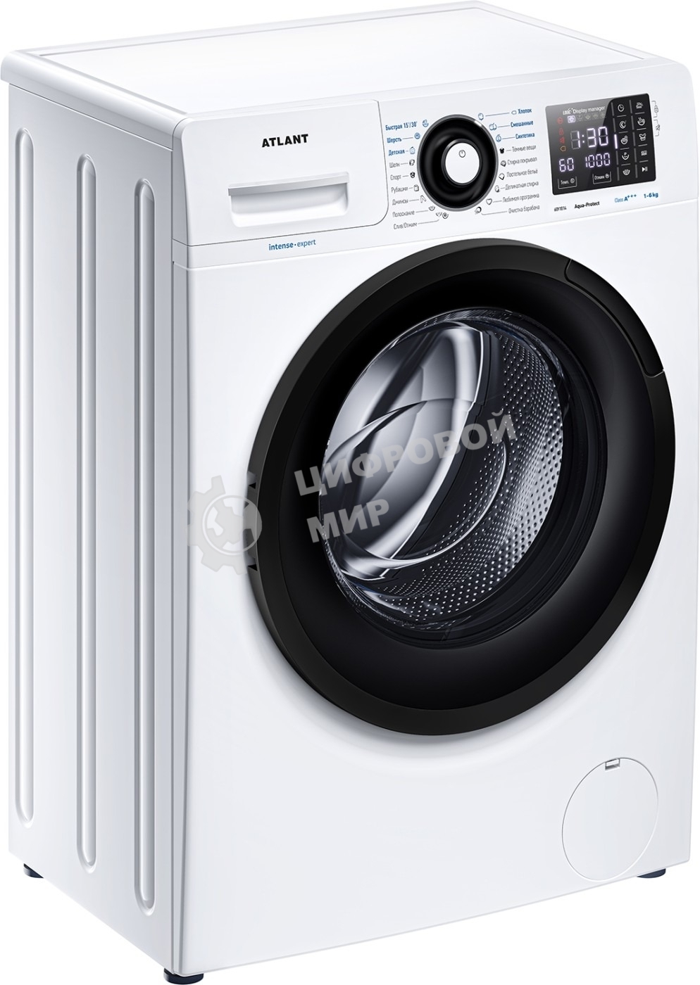 Стиральная машина Atlant СМА 60У1014-02 белая, загрузка фронтальная 6кг, 1000 об/мин., класс: A