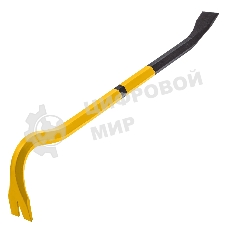 Лом-гвоздодер Denzel 450 мм, шестигранный 16 мм, окрашенный, сталь 65