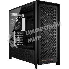 Корпус Corsair Frame 5000D RS Black, Midi-Tower, чёрный, 4 x 140 мм