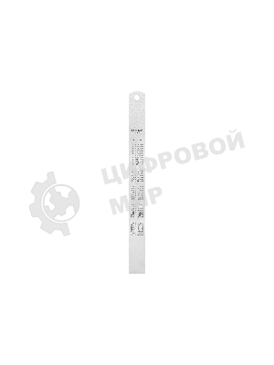 Линейка стальная Deli DL8030Y 300мм нержавеющая сталь