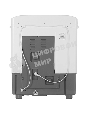 Стиральная машина Славда WS-60РЕТ белый/серый, загрузка вертикальная 6 кг, 1350 об/мин, класс: А