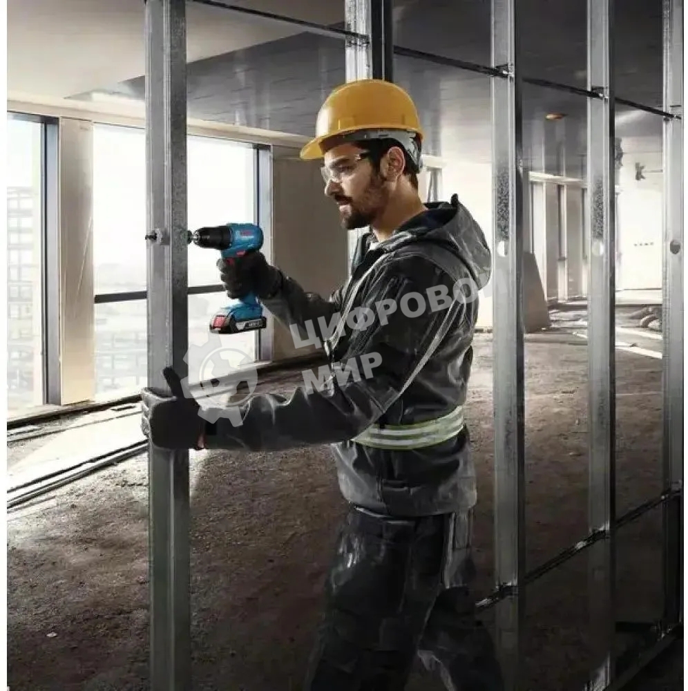 Дрель-шуруповерт аккумуляторная Bosch GSR 185-LI 18В, 1 АКБ, Кейс