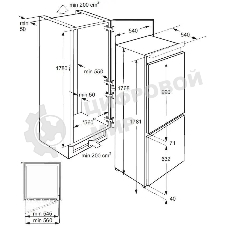 Встраиваемый холодильник LEX RBI 201 NF