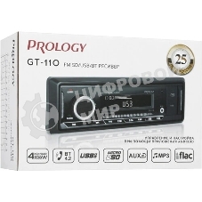 Автомагнитола Prology GT-110, 1 DIN, Bluetooth, USB Type-A, AUX