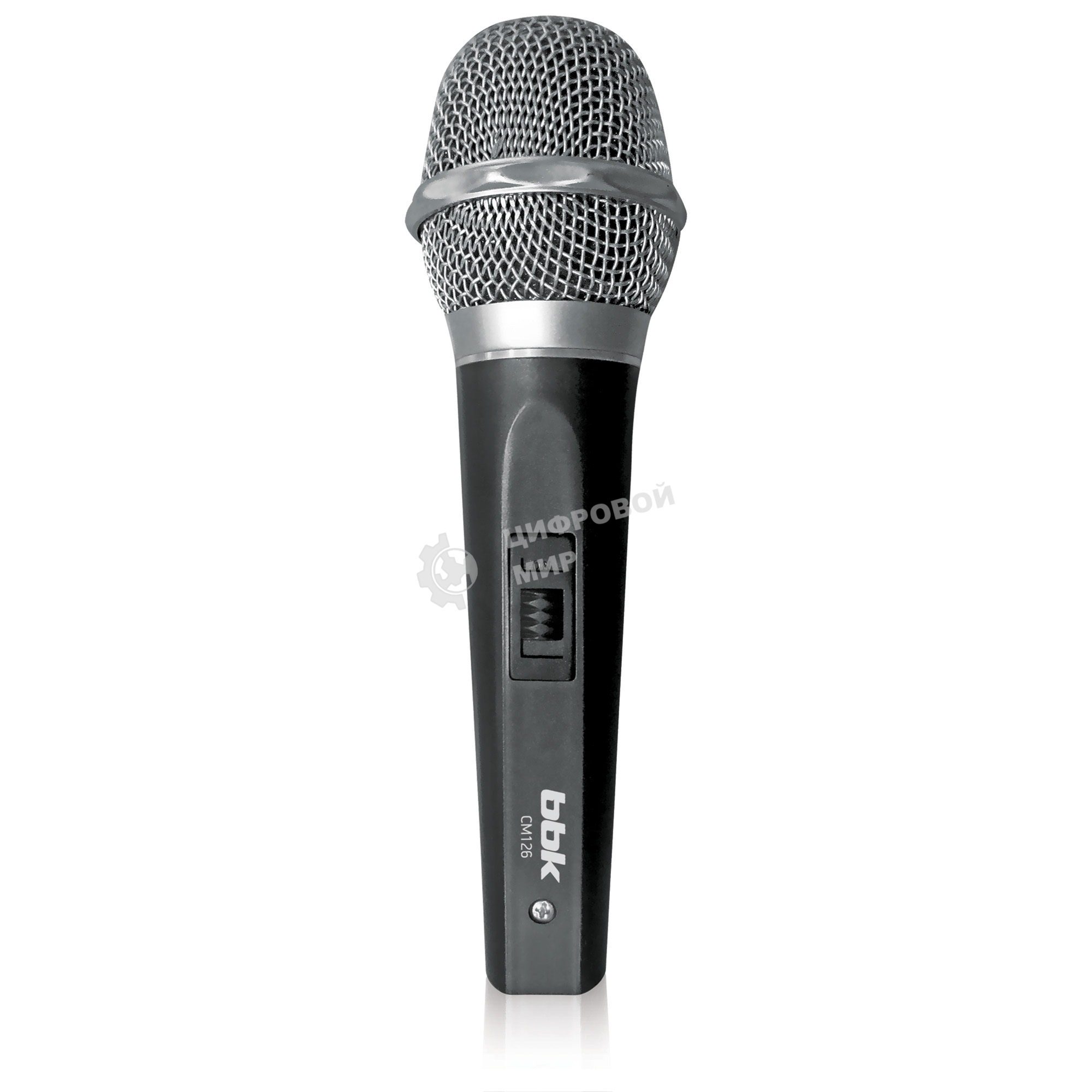 Микрофон проводной BBK CM126 2.5м темно-серый