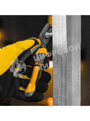 Плоскогубцы комбинированные Denzel 180 мм, трехкомпонентные рукоятки