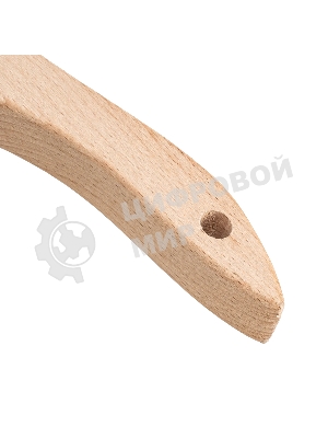 Щетка зачистная Denzel 3-х рядная, прямая проволока из нержавеющей стали с деревянной ручкой, EFP