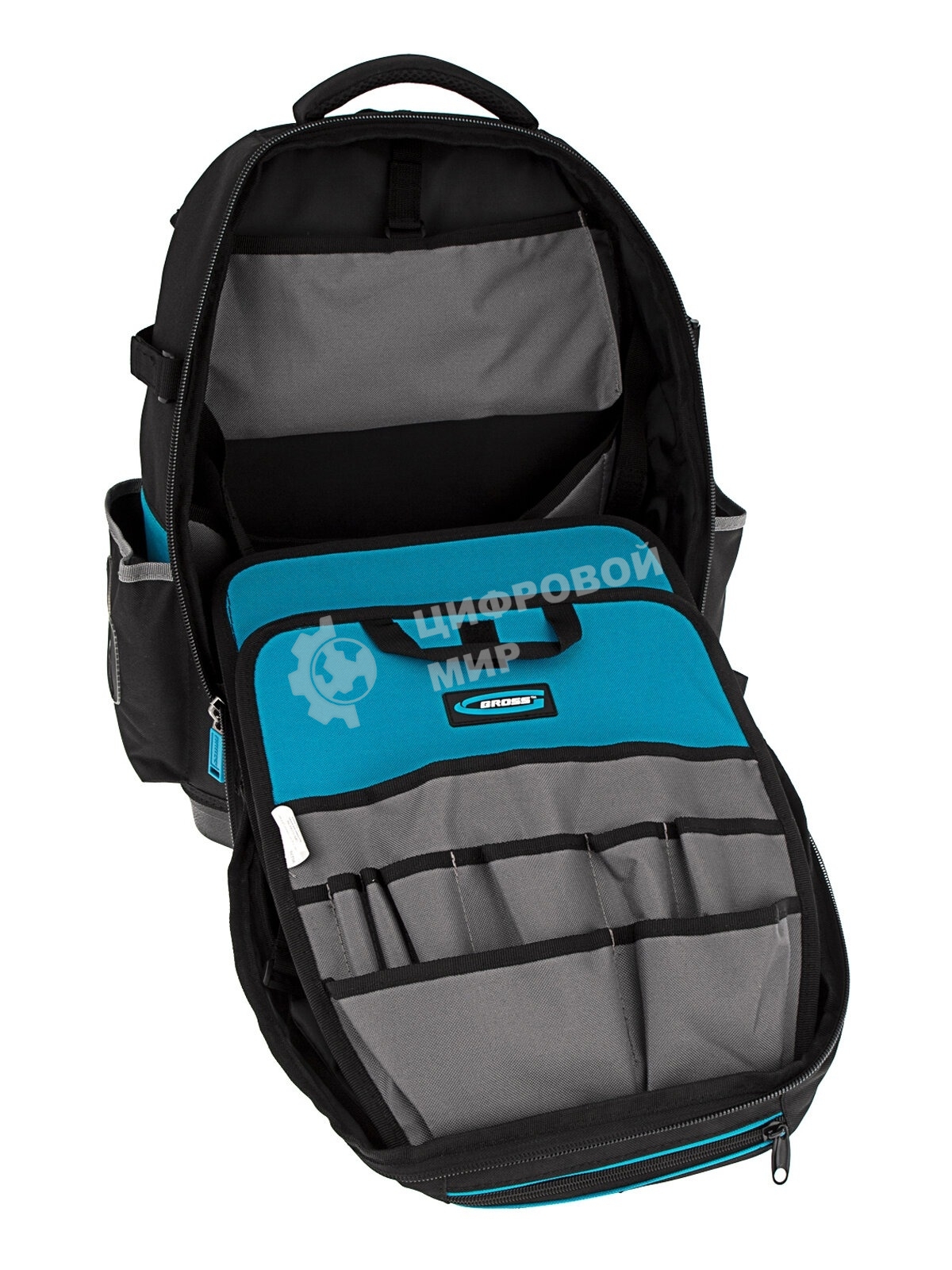 Рюкзак для инструмента GROSS 90270 Experte, 77 карманов, пластиковое дно,