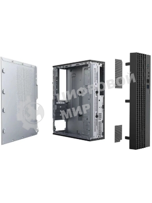Корпус mATX Eurocase A001 черный, ABS пластик, 2*USB2.0, 2*USB3.0, HD AUDIO