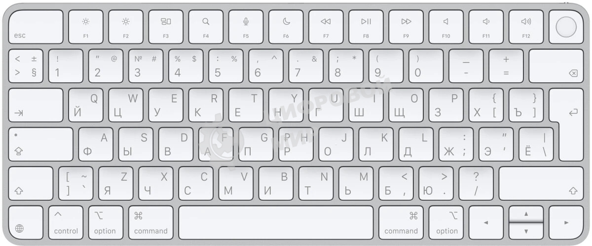 Клавиатура Apple Magic Keyboard with Touch ID USB-C беспроводная, Bluetooth, белый