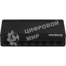 Коммутатор Digma DSW-108GEV2, 8×1 Гбит/с, неуправляемый