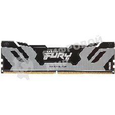 Оперативная память Kingston Fury Renegade, DDR5, 48Gb (1x48GB), 6000MHz, CL32, DIMM, с радиатором, серебристый