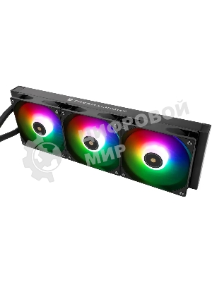 Система жидкостного охлаждения Thermalright Core Vision 360 ARGb Soc-AM5/AM4/1200/1700/1851 черный 4-pin 28.1dB Al LCD Ret (C-VISION-360-BL-ARGb)