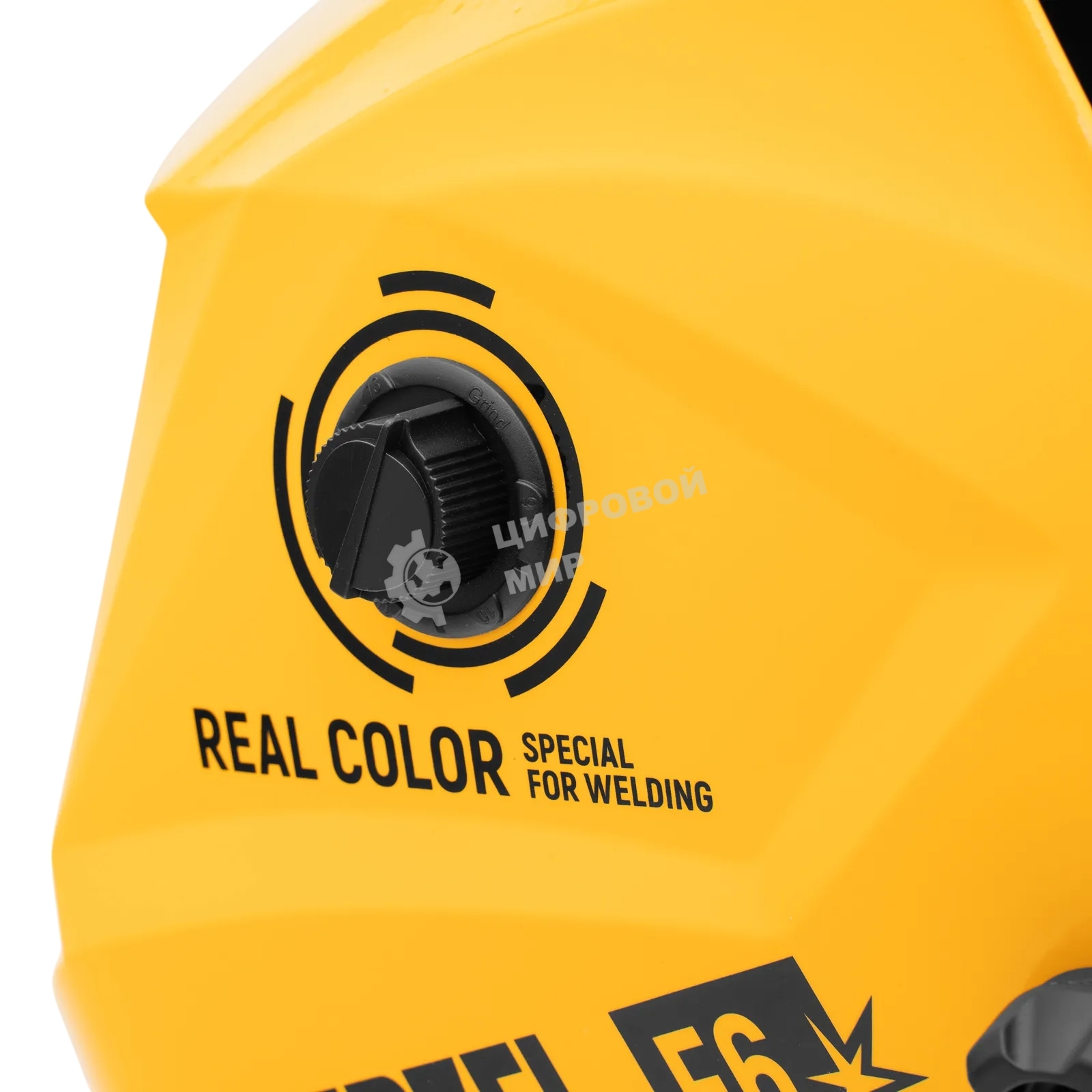 Щиток защитный лицевой (маска сварщика) Denzel F6, см. окно 93х43, Real Color, DIN 5-8/9-13