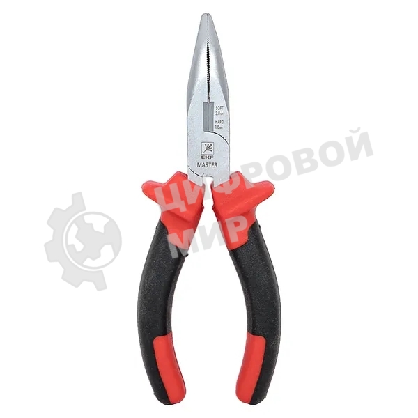 Длинногубцы EKF dgi-160-mas изогнутые, 160 мм Master Basic