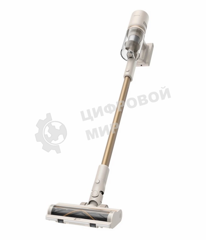Пылесос вертикальный Dreame U20 бежевый, питание от аккумулятора, 120 Вт, уборка сухая, пылесборник 0.5 л, работа от АКБ max 60 мин