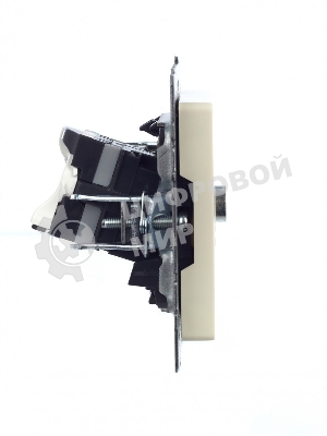 Розетка телевизионная двойная TV+RJ45 IEK BRITE РТВ/РК12-БрКр кат.5E бежевый