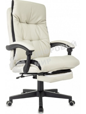 Кресло Бюрократ CH-824MSG-BF слоновая кость, экокожа