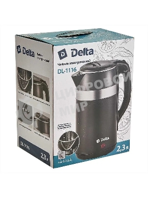 Чайник электрический DELTA DL-1116 черный
