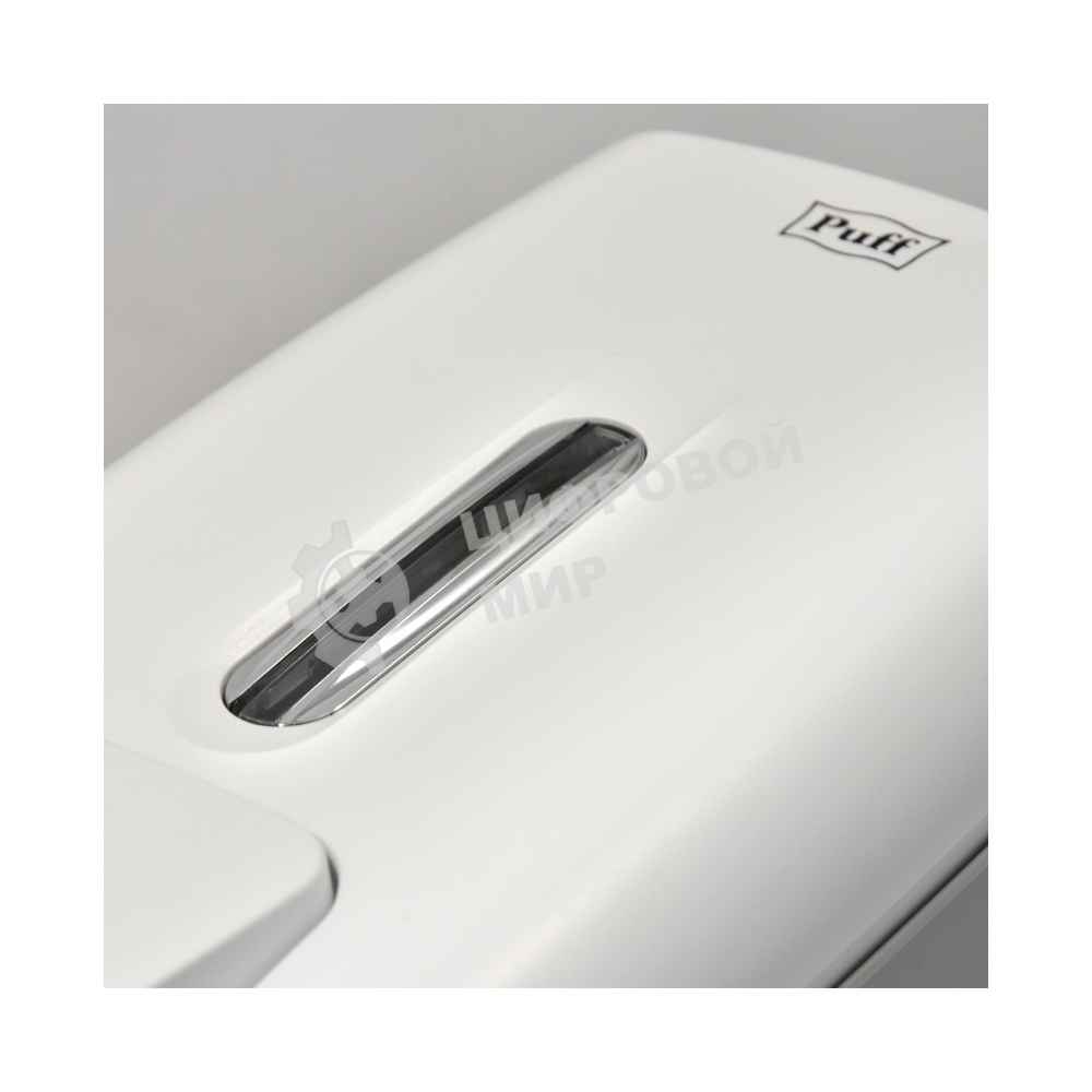 Дозатор для жидкого мыла пластик Puff-8120 белый, 0,8 л