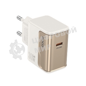 Сетевое зарядное устройство HOCO CS72A 1Type-C PD30W, белый