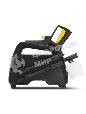 Мойка высокого давления 120/70 бар, KOLNER K120M, компакт, 1400Вт, 390л/ч, метал.помпа, шланг ВД 5м, кабель 5м, самовсас, Auto stop (емкость для шампуня)